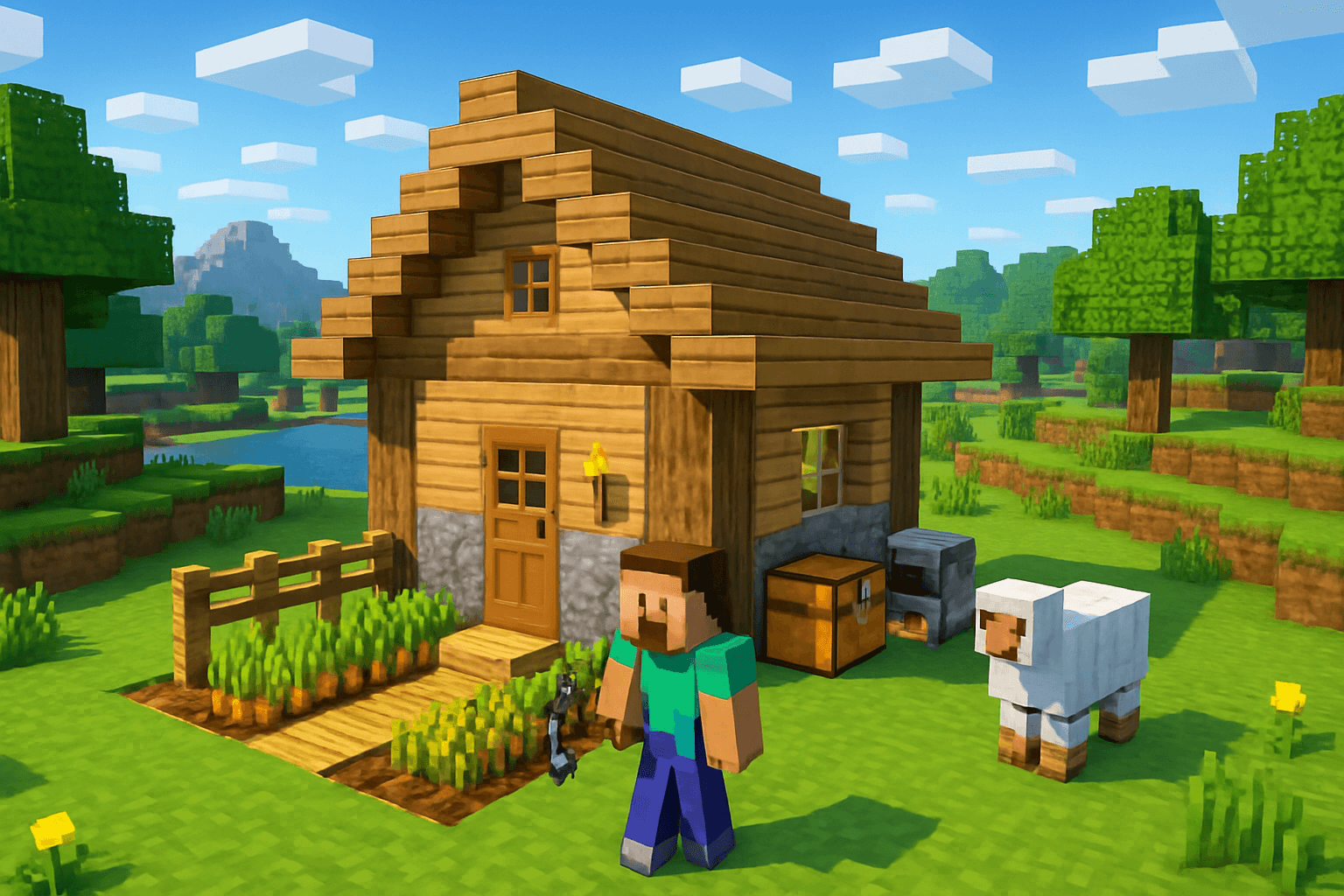 Best Starter House for Survival in Minecraft