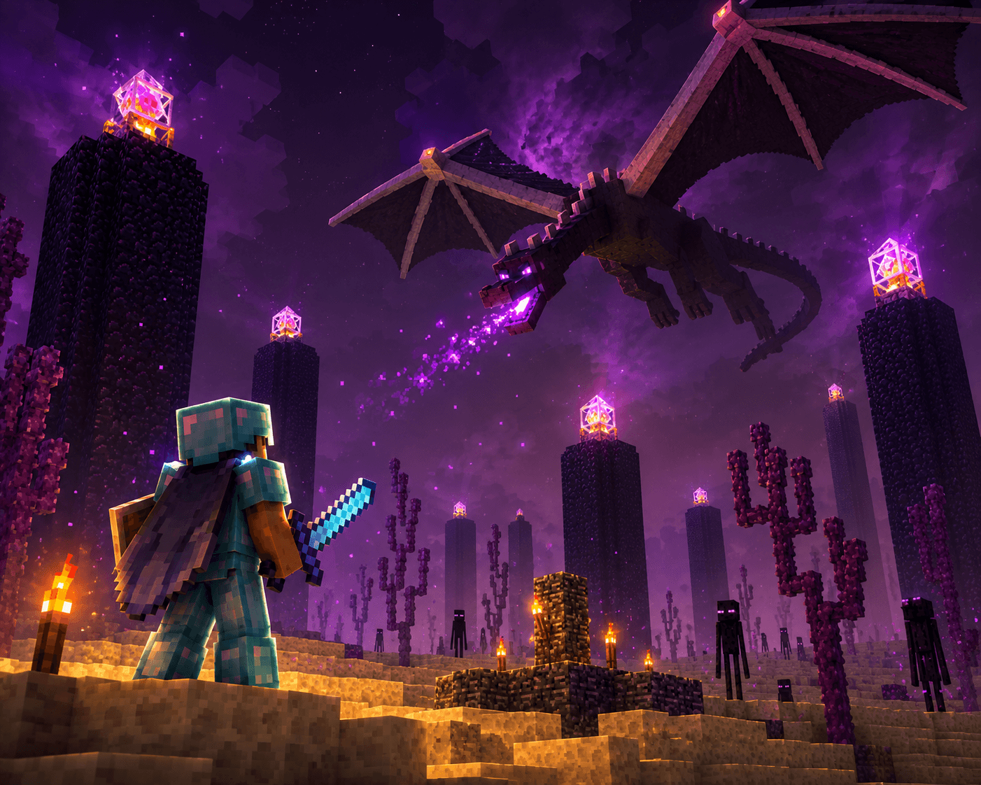 How to Find and Defeat the Ender Dragon in Minecraft