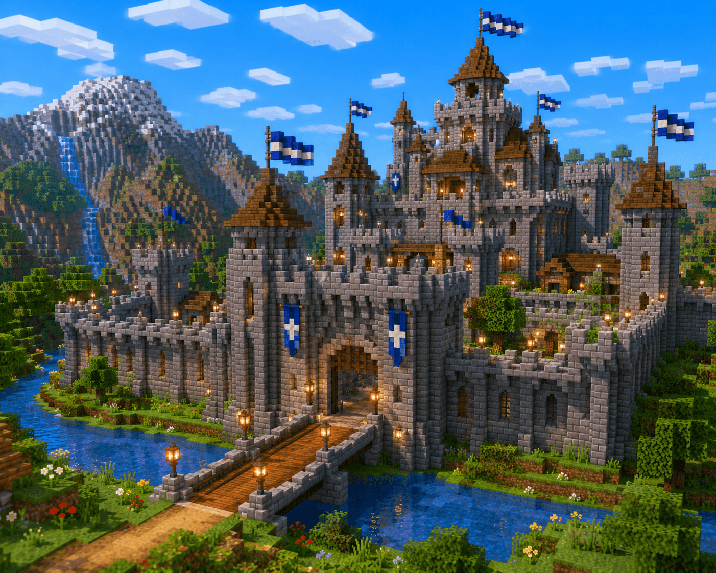 Medieval Castle Build Tutorial for Minecraft