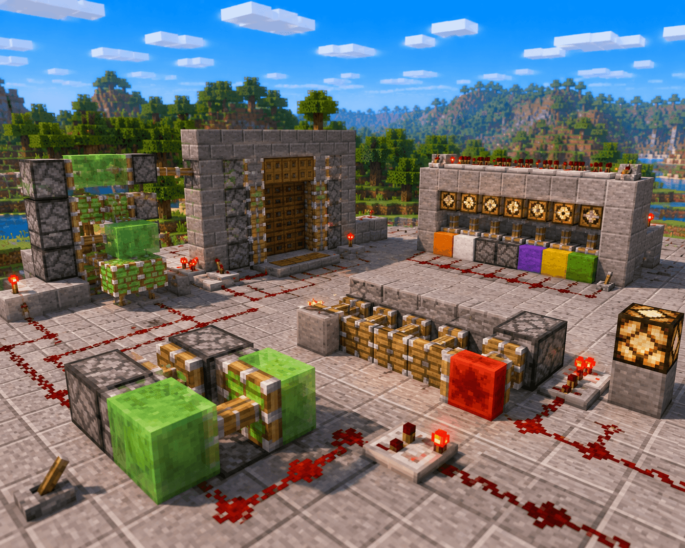 Piston Basics and Contraptions in Minecraft