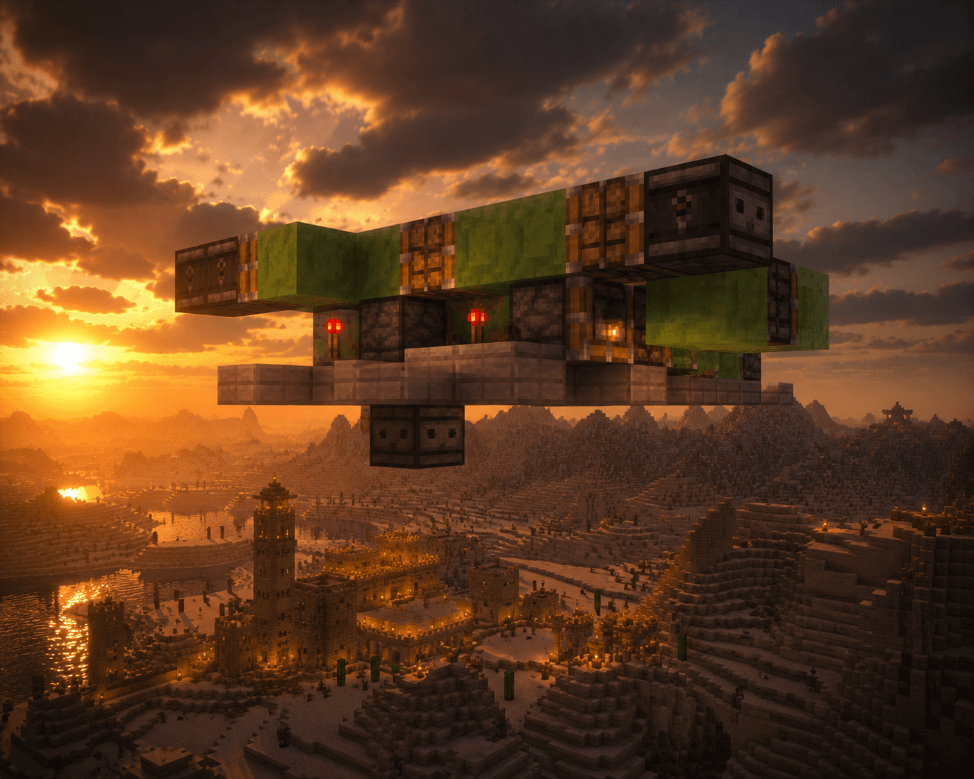 How to Build a Redstone Flying Machine